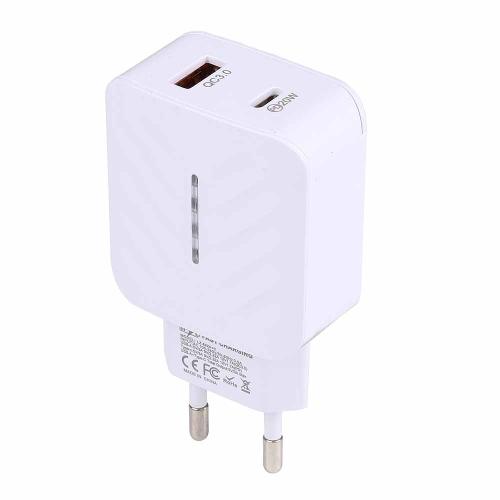 СЗУ 1USB+1PD (б/шн) 20W,QC3.0 LZ-728