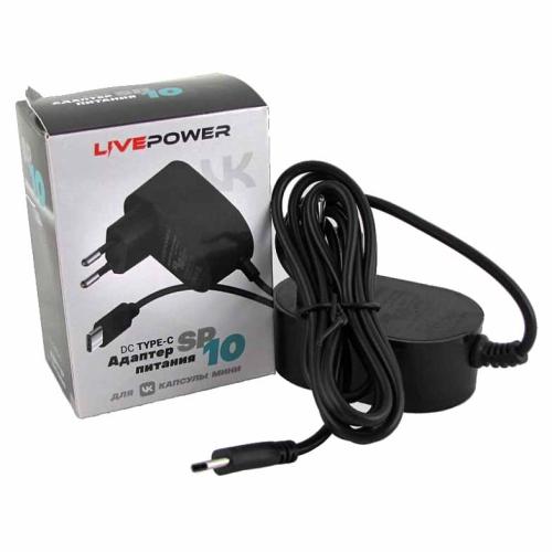 БП 9V 1,5A штекер Type-C (шн.1,5м) SP10 для VK Капсула мини S1006/1007