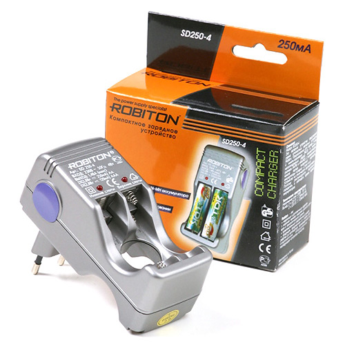 з/уст (2/4 акк) AA,AAA 250mAh (б/шн) Robiton SD250-4