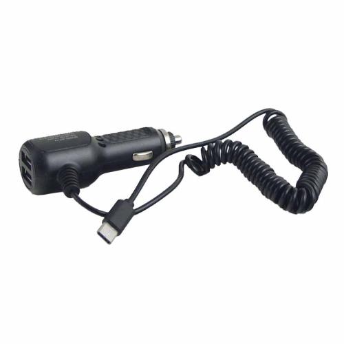 З/уст(БП)(с/шн) SY-12 Авто 5V/2(3)A Type-C+2USB витой