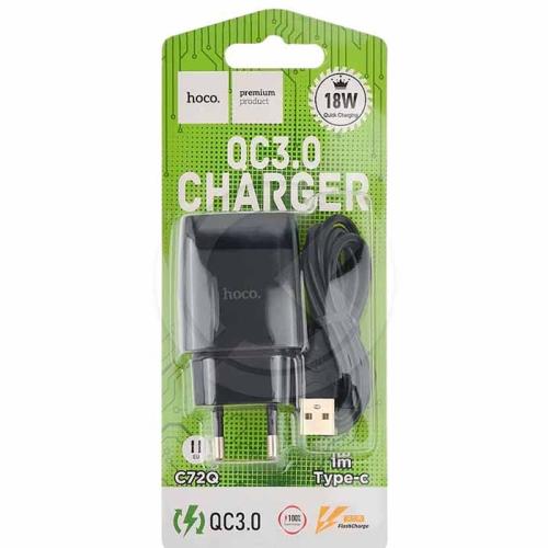 СЗУ 1USB (USB-Type-C) 3A 18W HOCO C72Q