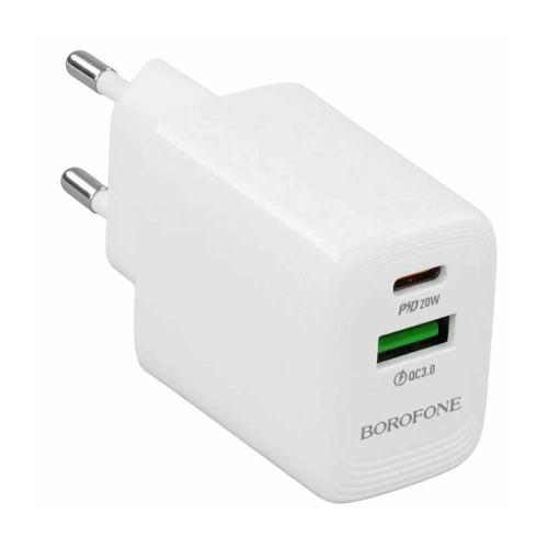 СЗУ 1USB/1PD (Type-C-Type-C) BOROFONE BN27 PD20W/18W