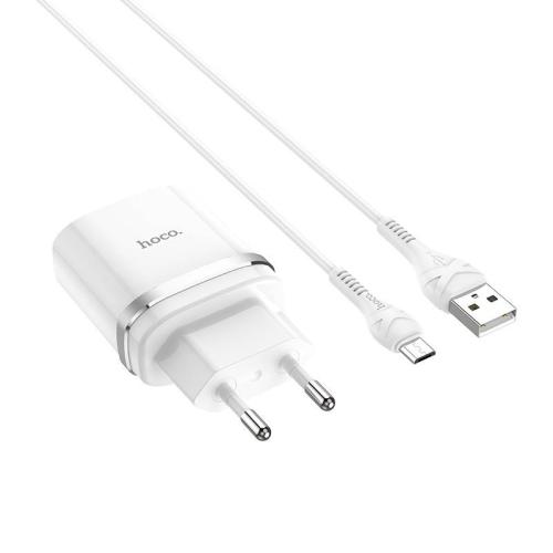 СЗУ 1USB (USB-Type-C 1м) 3А QC3.0 HOCO 12Q быстрая зарядка