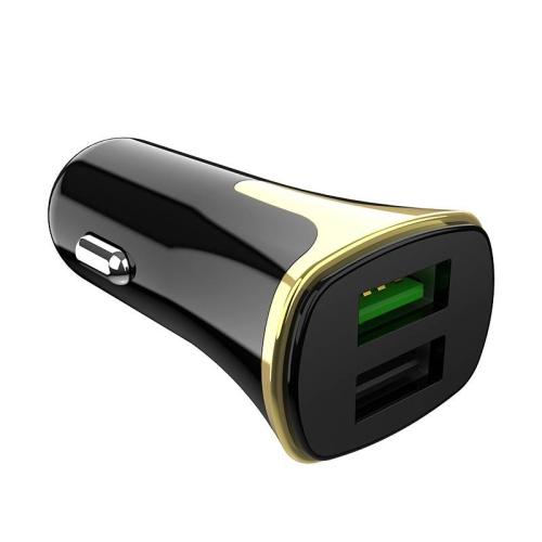 з/уст (с/шн) авто HOCO Z31 3.4A micro USB+гнездо 2 USB