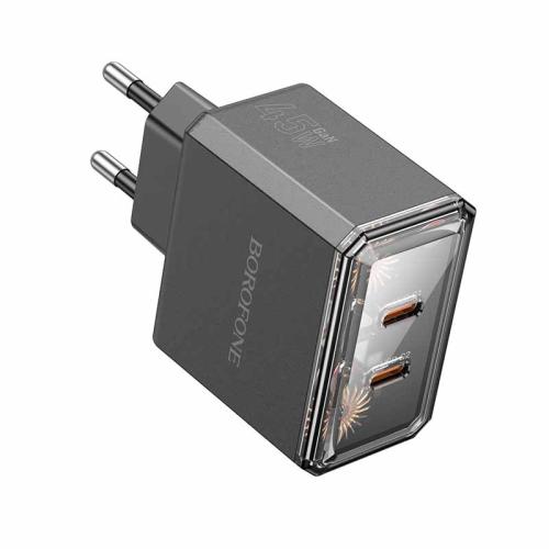 СЗУ 2PD (б/шн) 45W 3A BOROFONE BAS33A