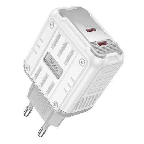 СЗУ 2PD (Type-C-IPhone 5) 45W QC3.0 HOCO C137А