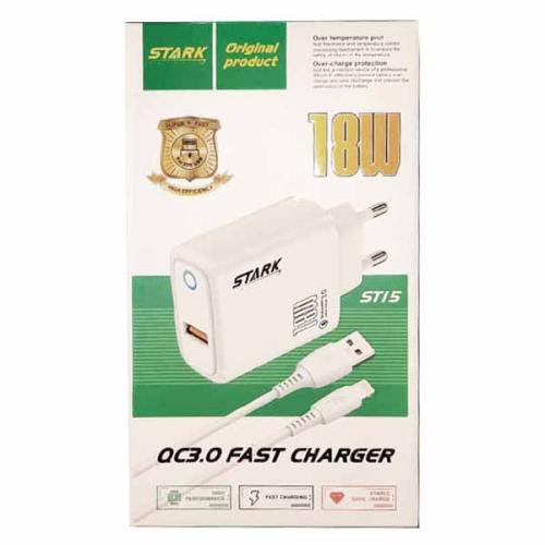 СЗУ 1USB (USB-Lightning 1м) 18W 3A STARK ST15