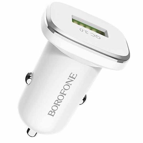 АЗУ 1USB (б/шн) 18W 6V-3A/9V-2A/12V-1.5A BOROFONE BZ12A быстр.зарядка