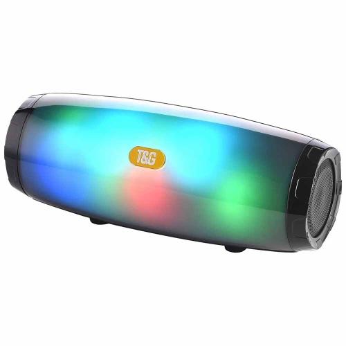 Колонка T&G 165С 10Вт Bluetooth, USB, microSD, подсветка
