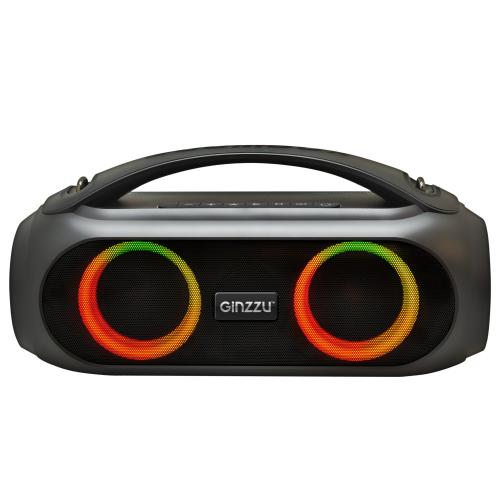 колонка GINZZU GM-904B Bluetooth 20W/TWS/IPX5/USB/FM/RGB