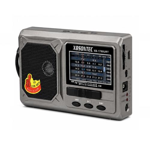 Радиоприемник XB SONTEC XB-1780URT (FM,AM,SW1/2),сет.SD,USB