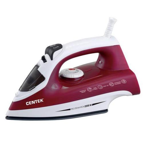 Утюг CENTEK CT-2349 2200Вт, антиприг.покр., пар. удар, 250мл,самоочистка