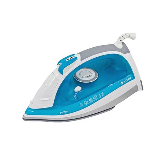 Утюг VITEK-1264 2400Вт подошва керамика, пар. удар, вертик. пар