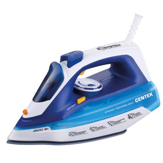 Утюг CENTEK CT-2354 2600Вт, керам.покр., высокая мощность 300мл