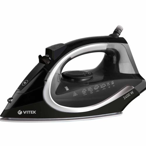 Утюг VITEK-8325 2400Вт подошва керамика, пост.пар, удар, самоочистка от накипи