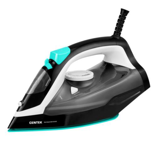 утюг CENTEK CT-2314 2800Вт, керм.покр., 300мл, антинакипь, защ. от накипи