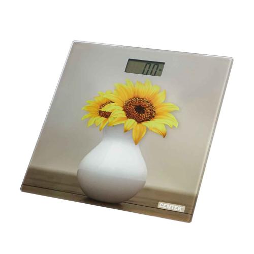 Весы CENTEK CT-2428 Sunflower электронные напольные, до 180кг, LCD 65х28мм,