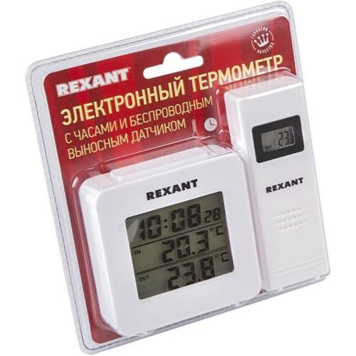 термометр электронный с беспроводным выносным датч. REXANT 70-0592