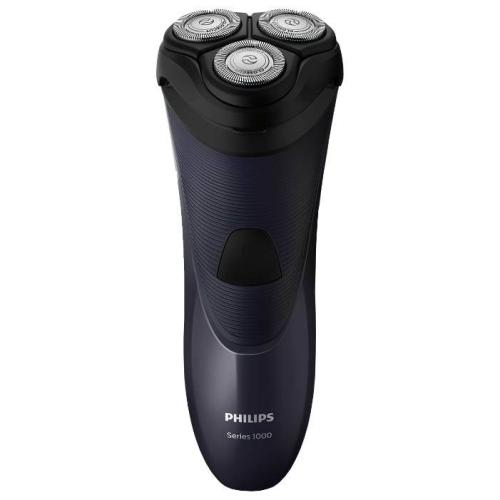 Электробритва PHILIPS S 1100 роторная система, 3 головки, сухое бритье, от сети, плавающие головки, подвижный бритвенный блок