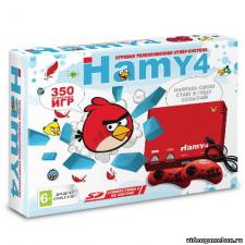 приставка игровая SEGA-DENDY Hamy 4 350in1 AngryBirds Red/Black