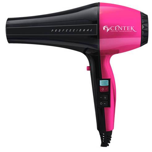 Фен CENTEK CT-2225 2400Вт профессиональный, 5 режимов, проф. упр., 2 концентратора