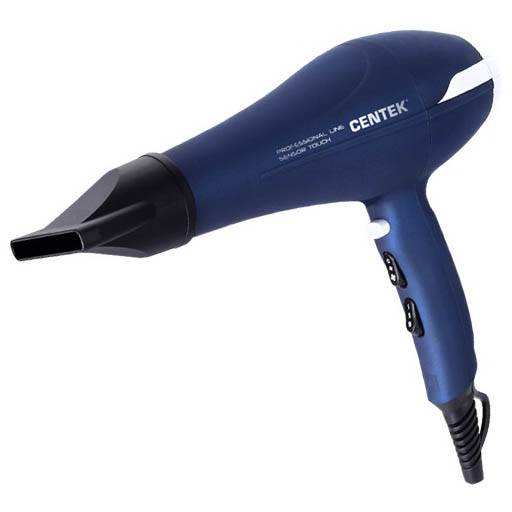 Фен CENTEK CT-2260 2200Вт, 2 режима мощности,температуры,холод.обдув