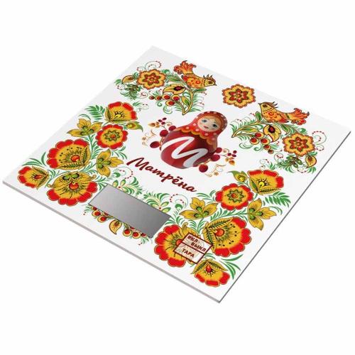 Весы кухон. МАТРЕНА МА-033 электронные 7кг, матрёшка 005987