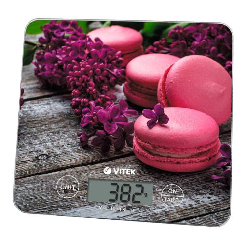 Весы VITEK-8021 кухонные электронные 10кг, стекло
