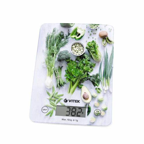 Весы VITEK-7984 кухонные электронные 10кг, стекло