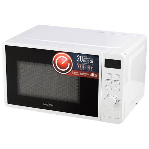 Микроволновая печь ENERGY EMW-20706Е 20л, 700Вт, эл.упр,подсвет,5реж,таймер