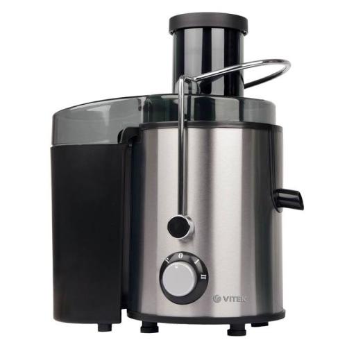 Соковыжималка VITEK-3652 центробежная, 1000Вт, прямая подача сока, 2 скор.