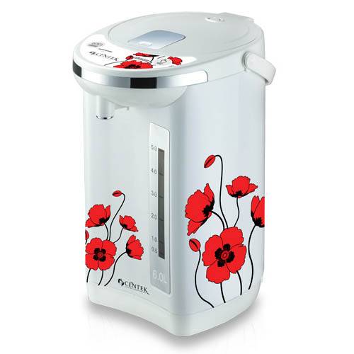 Термопот CENTEK CT-1081 (6,0л) 750Вт 2 способа под.воды, двойная защита