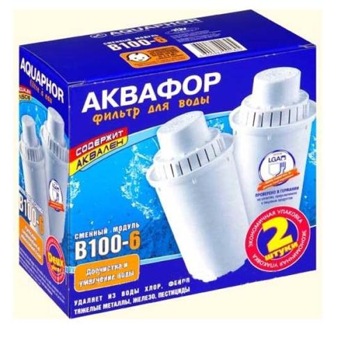 кассета к фильтру АКВАФОР В100-6 (комплект 2шт)