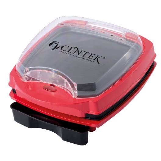 Гриль контактный CENTEK CT-1465 1100Вт, до 240*, 2в1(плитка+жаровня 239х235мм)антипригар.