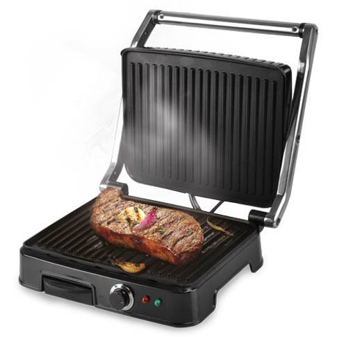 Гриль контактный CENTEK CT-1464 2000Вт, до 240*, 2в1(плитка+жаровня 297х235мм)антипригар.