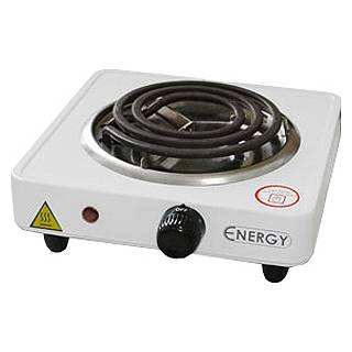 Плита электро ENERGY EN-902 1 конфорочная белая/красная