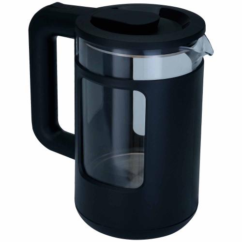 Чайник OASIS making everywhere K-17GPB 2л стекло/пластик,диск