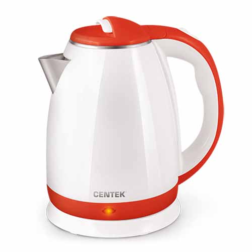 Чайник CENTEK CT-1026 (1,8л) 2000Вт двухслойный корпус, металл внутри красный(red)