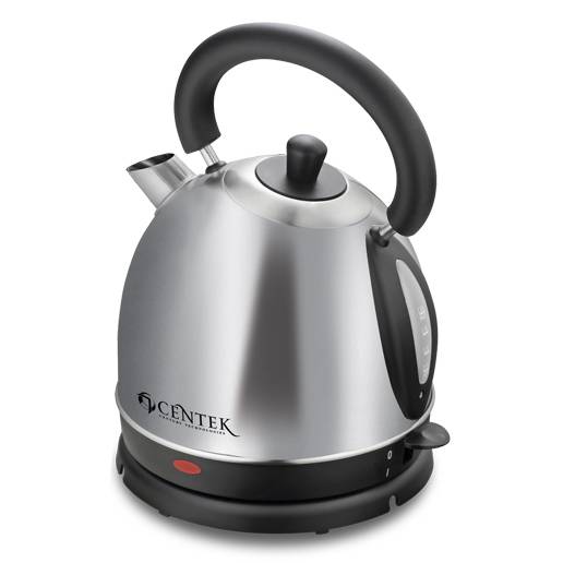 Чайник CENTEK CT-1078 (2л) 2200Вт,хром,металл, LED, съемный фильтр, 2-я защита