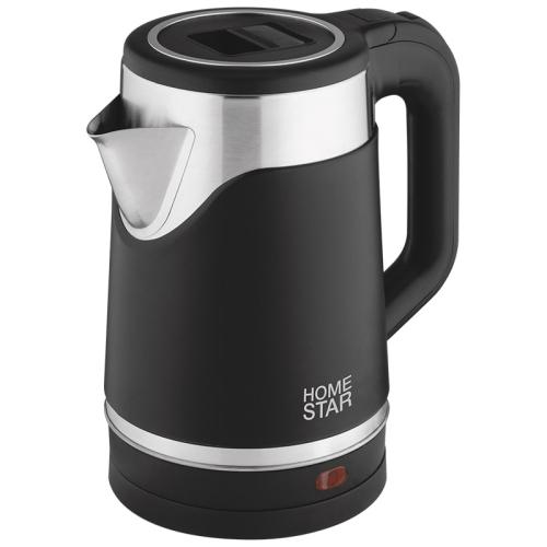 Чайник HOMESTAR HS-1043 1,7л 1500Вт двухслойный корпус черный 108851
