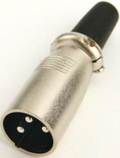 разъем CANON(XLR 3P)штекер микрофонный кабельный