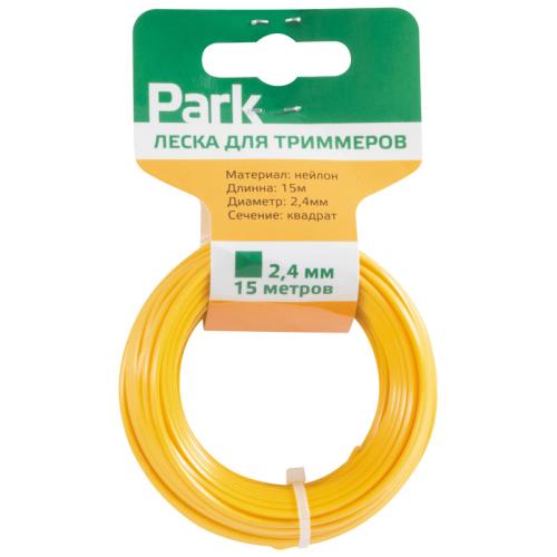 леска Park 2,4мм 15м (квадрат) к триммеру нейлон 990599
