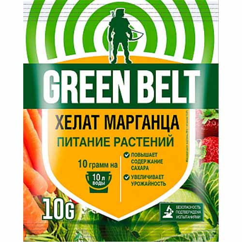 Удобрение ГРИН БЭЛТ Хелат марганца 10г