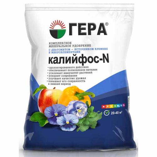 Удобрение ГЕРА Калийфос-N с диатомитом 0,9кг