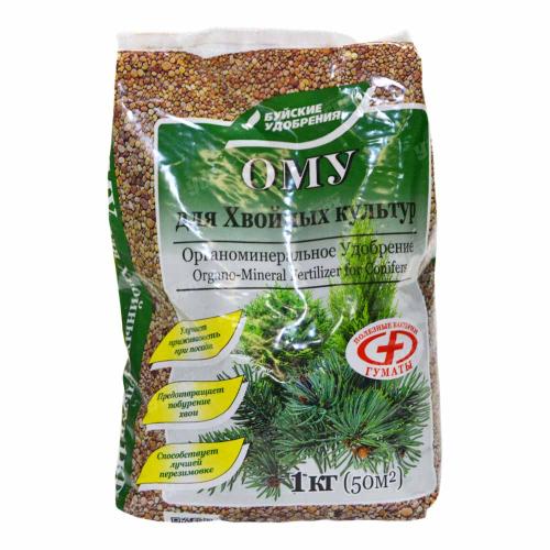 Удобрение БХЗ ОМУ для хвойных культур 1кг Буй