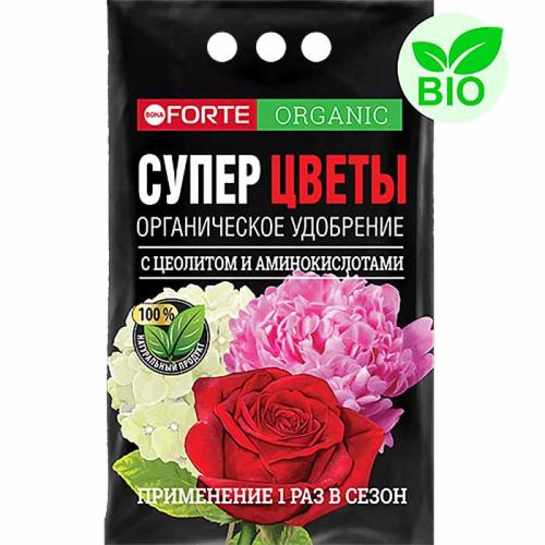 Удобрение Bona Forte Премиум СУПЕР Цветы с цеолитом и аминокисл. 2кг