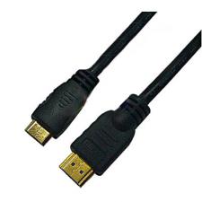 Шнур HDMI-mini HDMI 0,6-1м (позолоченный)