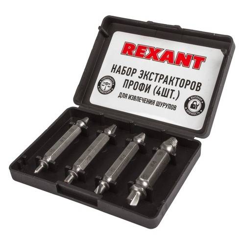 Биты набор Профи (набор экстракторов для шурупов) REXANT 12-6703