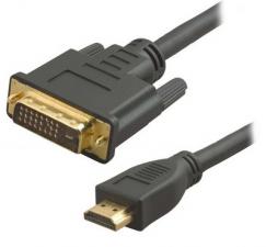 Шнур HDMI-DVI CC-HDMI-DVI-15 19M/19M 5м single link позолоч.разъемы, экран