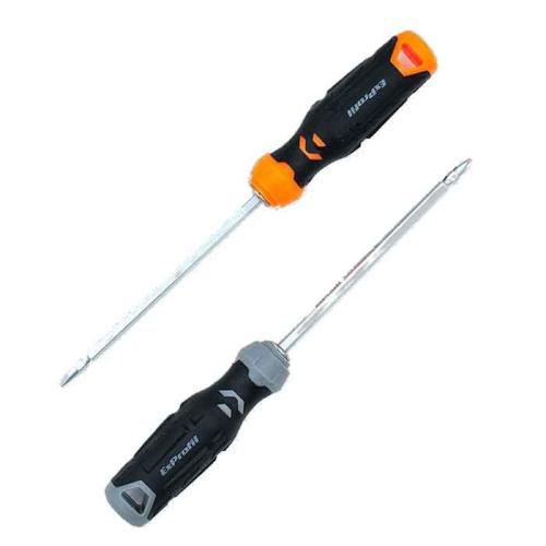 Отвертка ударная X-PERT, двусторонняя, 6*150мм,2х-комп.рукоятка